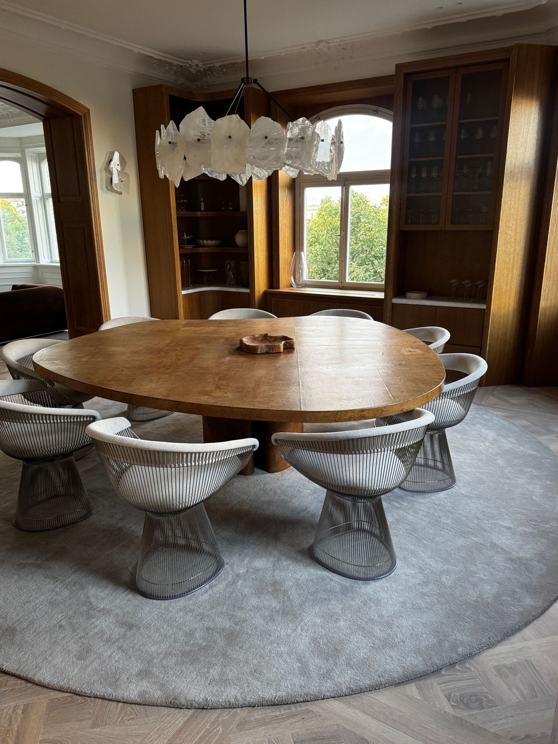 Liljehok Round Wool Rug