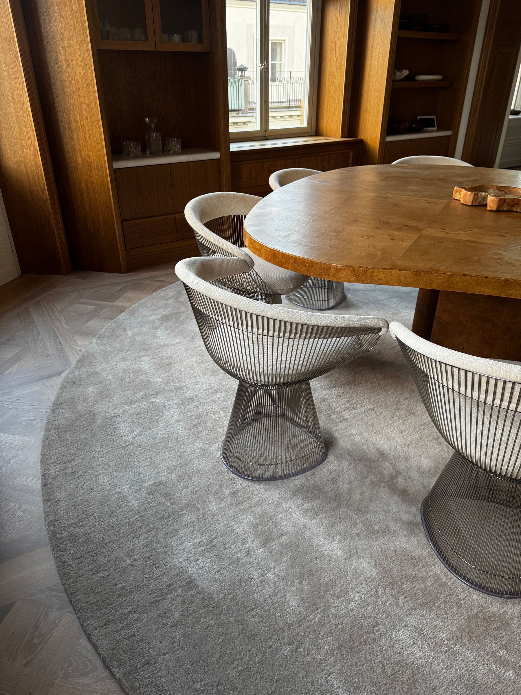 Liljehok Round Wool Rug