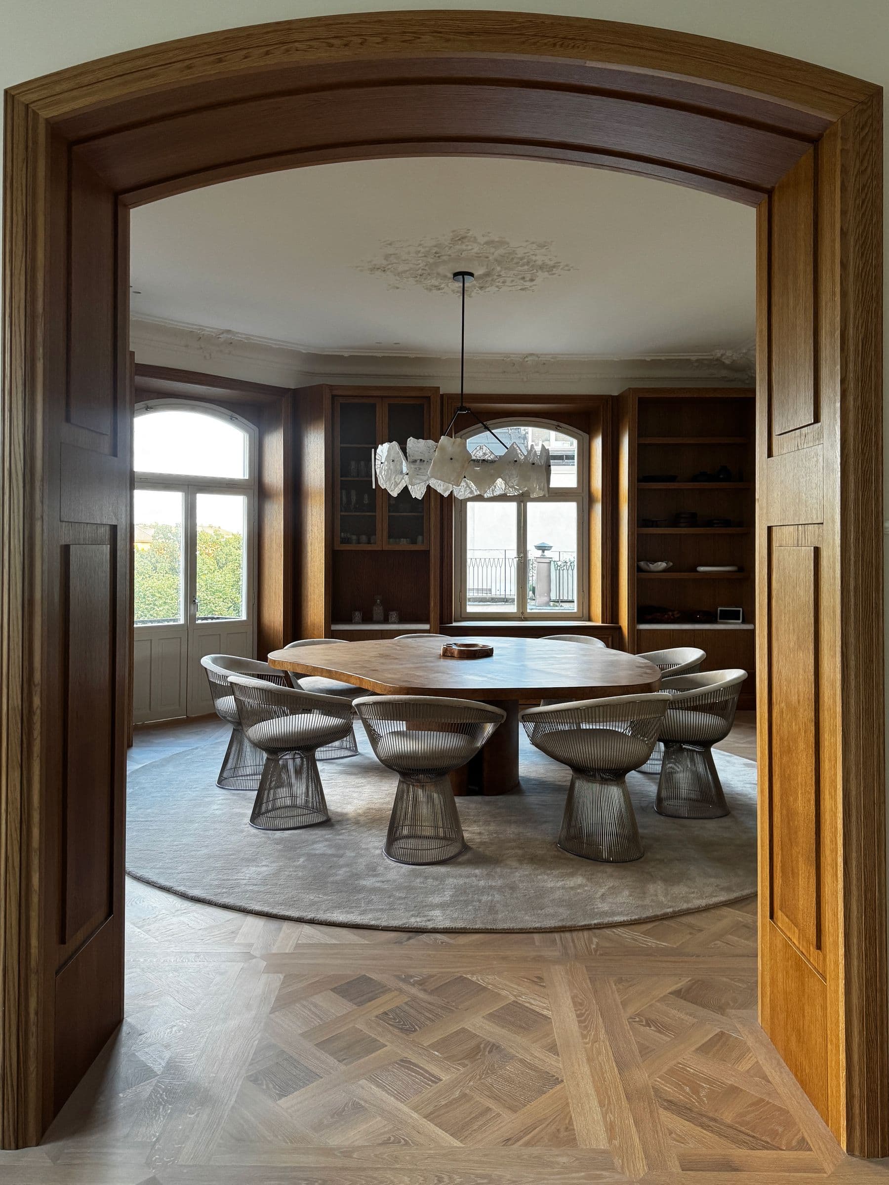 Liljehok Round Wool Rug
