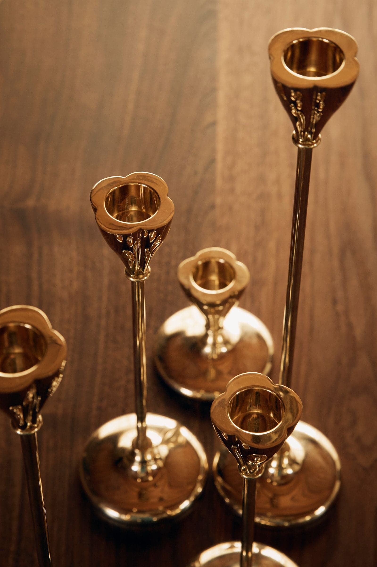 Lupia Brass Candle Holder
